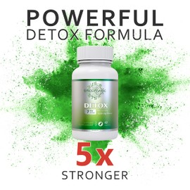 7 Day Detox Cleanse | Ultimate Strenght Colon Cleanse & Liver Detox | Promotes Healthy Gut Support | Detox Cleanse for Men & Women | Made in The USA | 42 Capsules