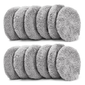 Pack of 12 Microfibre Cloths for Window Cleaning Robots, Reusable Accessories