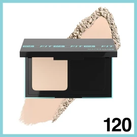 Maybelline Base Maquillaje Polvo Fit Me, control brillo, protector solar, resistente a agua y sudor