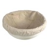 Tredoni Rattan 20cm Round Dough Rising Basket/Bowl +Cotton Cover, 0.5Kg