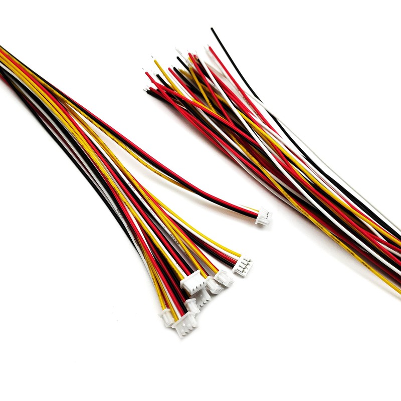 ZSDZFYLLK 10 Sets Mini Micro JST 1.25 mm 4-Pin Connector