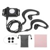 Jerys Reproductor de MP3, Portátil, Impermeable IPX8, 4 GB, Negro,