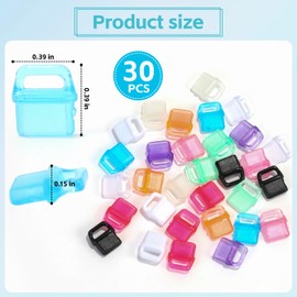 EXEXIUO 30Pcs Type C Charm Dust Plug Colorful USB C Anti Dust Cover with Hanging Hole Compatible with All Type-C Devices Laptops Tablets Smart Phones