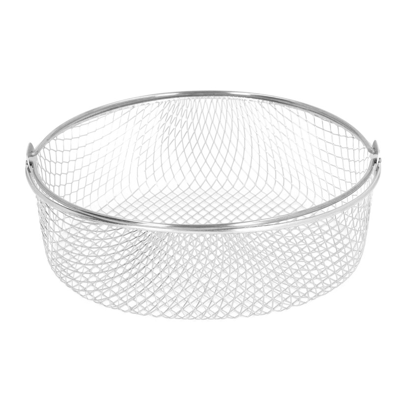 Fry Basket Stainless Steel with Handle Kitchen Fry Mesh Basket