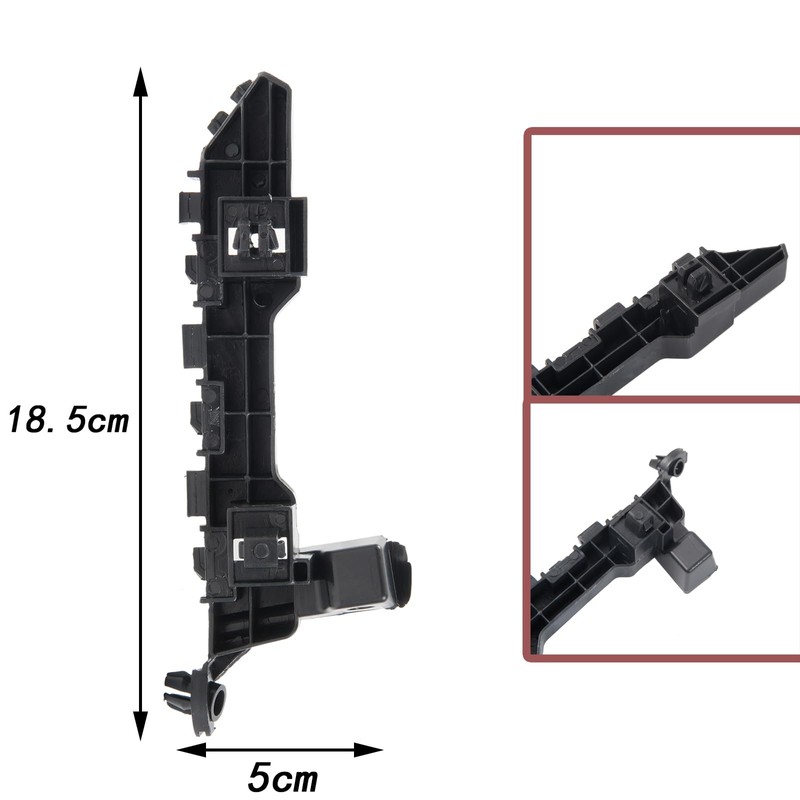 Pair Left Right Front Bumper Brackets,Front Driver & Passenger Side