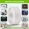 MOOKEERF 18/4 Alarm Wire Shielded Wire 100FT 18 AWG 4
