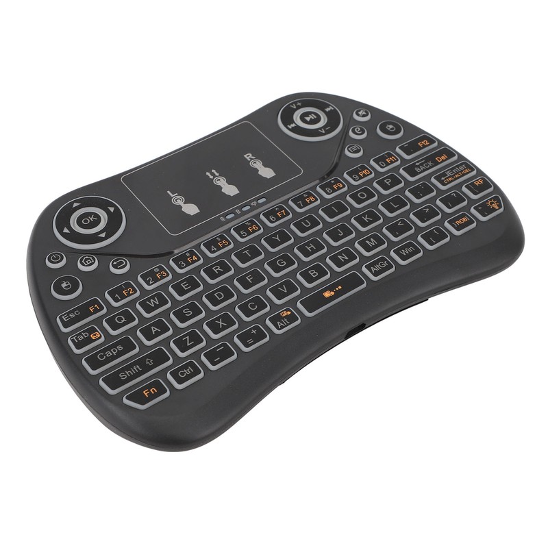 Mini Wireless Keyboard Touchpad Combo ABS Rechargeable Portable Remote Control
