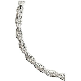 JOYARIS Pulsera Gruesa Torzal Hombre Plata Solida Ley 925 6 Mm