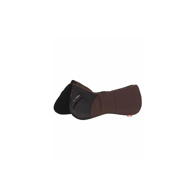 LeMieux ProSorb Plain 3 Pocket Quilted Half Pad - Brown