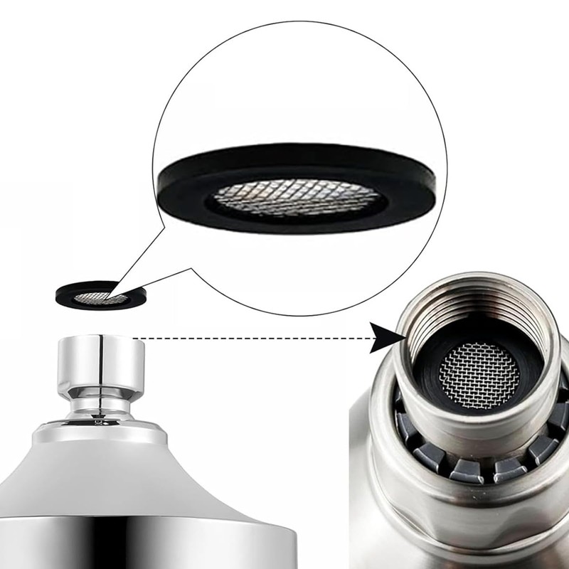 Nicear 8 Pieces 3/4 Inch Shower Head Filter Washers and