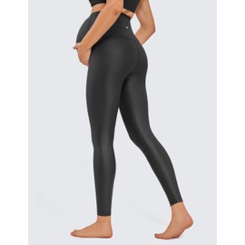 CRZ YOGA Womens Butterluxe Maternity Leggings Over The Belly 28" - Workout Activewear Yoga Pregnancy Pants Buttery Soft Black Classic X-Large