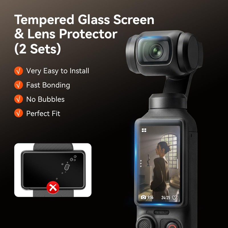 AMAZEAR Silicone Case Compatible with DJI OSMO Pocket 4, Pocket4