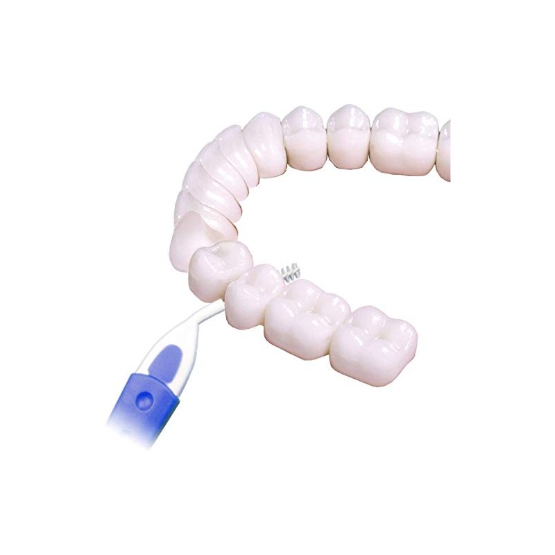 Denti-Brush Interproximal - 0.7mm Yellow - 6 Brushes Per Pack