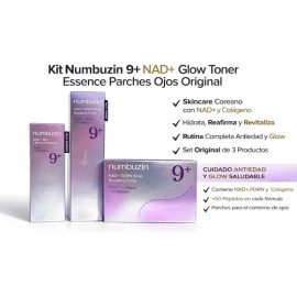 Kit Numbuzin 9 Nad Glow Toner Essence Parches Ojos Origina                                                                                            