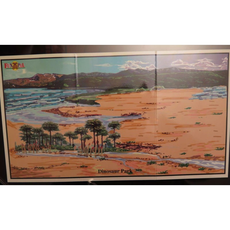 Funpal FUN PAL Magic Reusable Dinosaur Stickers with playboard! Great