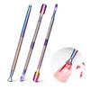 Nail Cuticle Pusher - Stainless Triangle Gel Nail Polish Remover