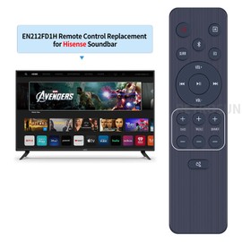 EN212FD1H Soundbar Replacement Remote Control Compatible for Hisense 2.1 CH Sound Bar System HS212F HS219