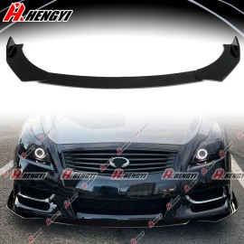 MQ Front Lip Splitter Chin Spoiler Black For Infiniti G37 G35 2008-2014 Coupe Sedan