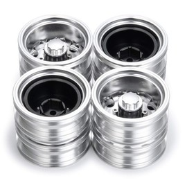 Wheel Hub Tire Inner Rear Wheel Rim Hub Wheel hub for 1 14 Tamiya Tractor Tamiya Climbing Trailer (4 pcs)