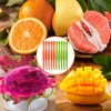 50Pcs Orange Peeler Tool，Citrus Peeler， Plastic Fruit Cutter，Lemon Citrus Peel