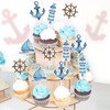 Kreatwow Nautical Cupcake Toppers - 24 Pieces in 4 Different
