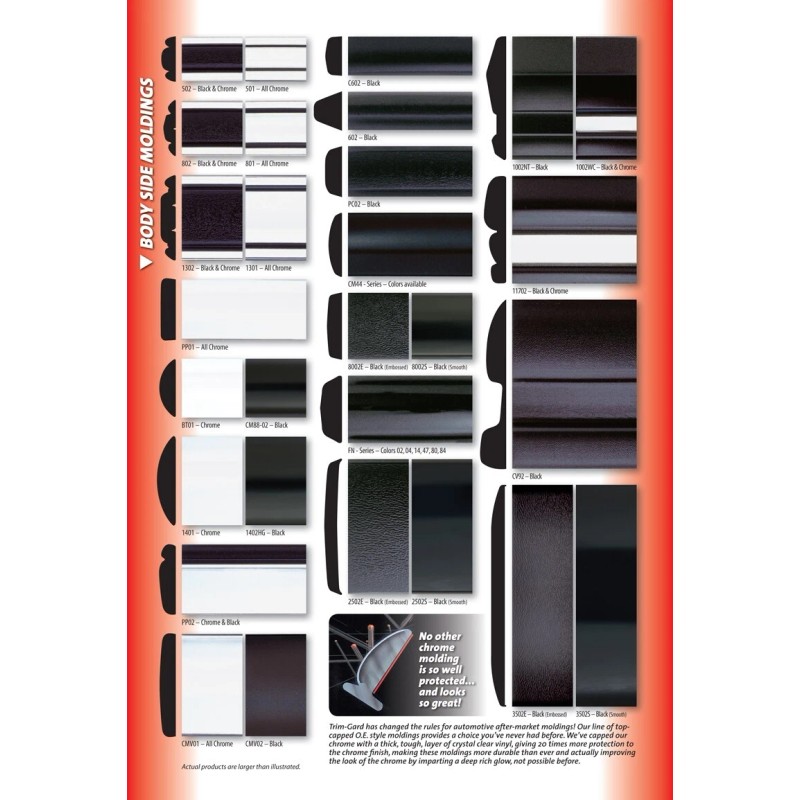 Trim-Gard All Black 9/16" x 50' Body Side Molding (602-50)