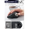 Elecom M-IT10DRABK Wireless Trackball Mouse, Wireless 2.4 GHz IST Series,