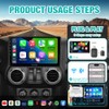 Mineup CarPlay Wireless Adapter, 2-in-1 Wireless Android Car & Carplay