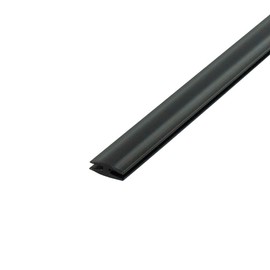 Outwater Plastic H Channel Fits Material 1/16 Inch Thick Black Rigid PVC Divider Moulding 46 Inch Length (Pack of 2)