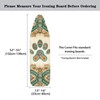 Hinthetall Boho Dog Paw Ironing Board Cover and Pad 15x54