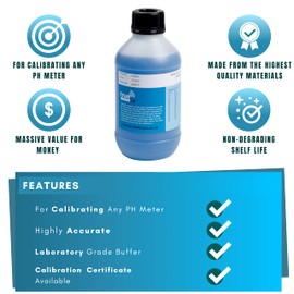 Labsales Presents TRUEscience PH 10 Buffer Solution For Calibration of your PH Pen, meter or electrodes, Lab Grade Buffer (250ml)