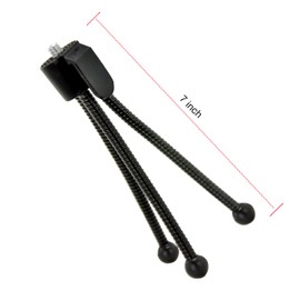 LS Photography Light and Slim Flexible Mini Tripod for Cellphones Holder Adapters, Compact Cameras, and Camcorders, LGG699