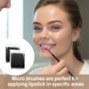 200PCS Micro Brushes Black Disposable Micro Applicator Brushes for Eyelash