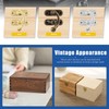 Glarks 20 Sets Antique Right Latch Hook Hasp Horn Lock