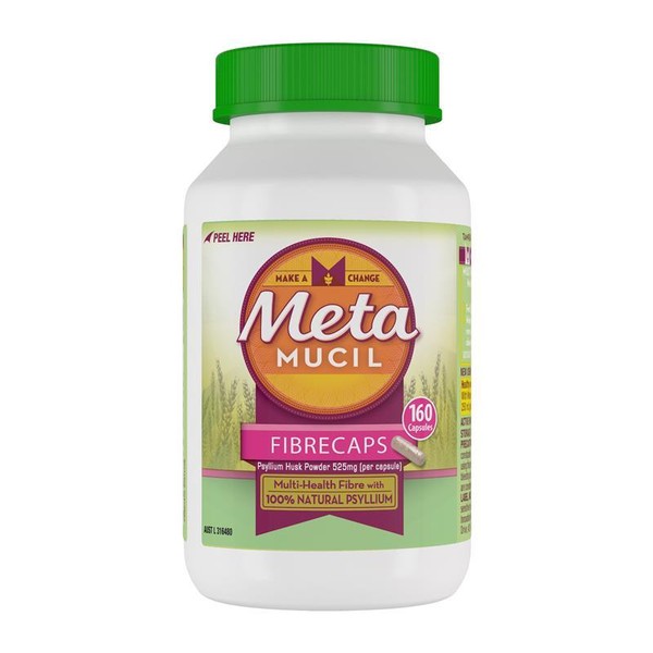 Metamucil Fibre Supplement FibreCaps 160 Capsules