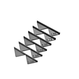 Bookbinding Corner Cutting Jig Set 6-10pcs! (1.5, 2, 2.25, 2.5, 2.75, 3)