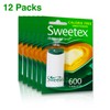 Sweetex Tablets Dispenser 600 Tablets, Pack of 12, Total 7200