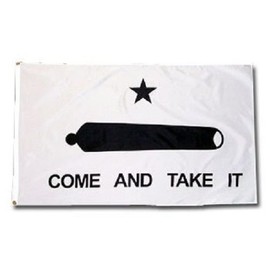 3x5 Texas Gonzales Gonzalez Cannon Come and Take it Flag 3'x5' Banner Super Poly Vivid Color and UV Fade Resistant Canvas Header and polyester material
