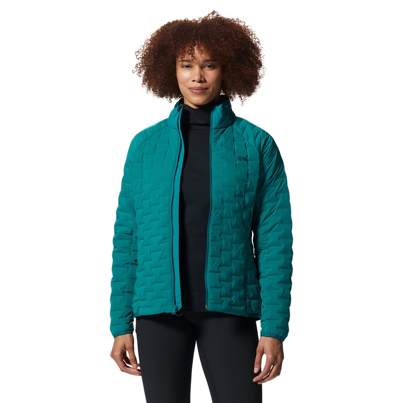 Mountain Hardwear Women's StretchDown Light Jacket, Botanic, Medium