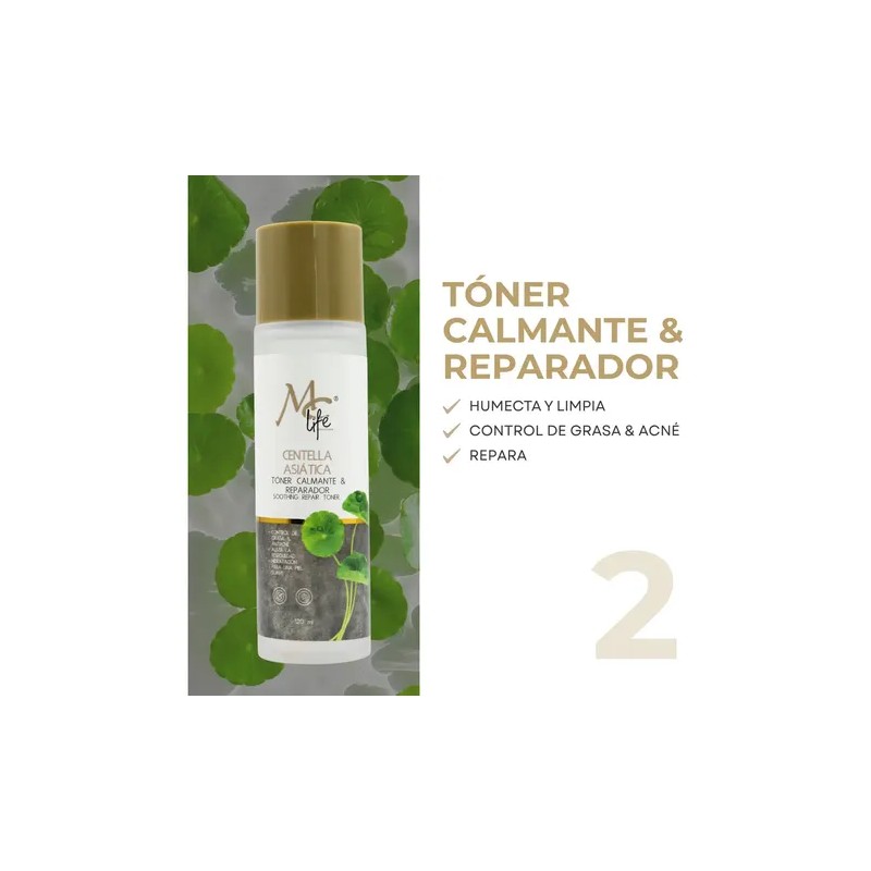 Set Facial 6 en 1 Mc Life con Centella Asiática