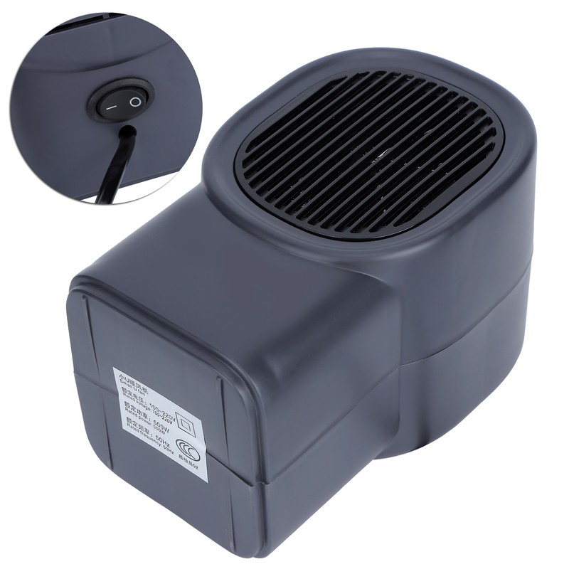 500W Mini Portable Desktop Electric Fan Heater Warm Air Blower