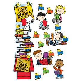 EUREKA Peanuts Reading All-In-One Door Decor Kit