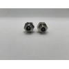 Air Suspension Fittings 2x 2” Long 3/8” PTC To 3/8”