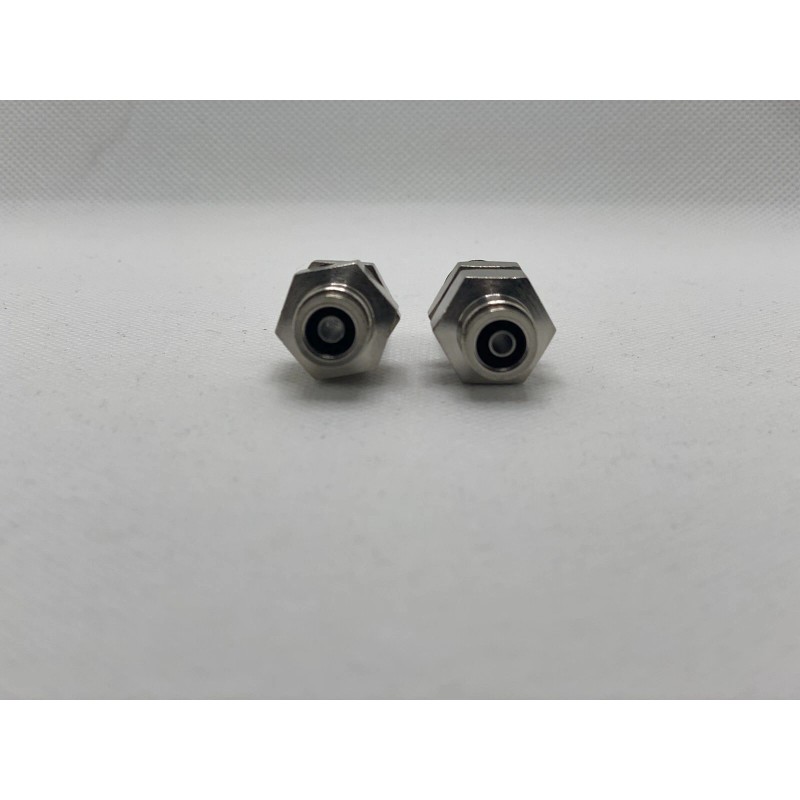 Air Suspension Fittings 2x 2” Long 3/8” PTC To 3/8”