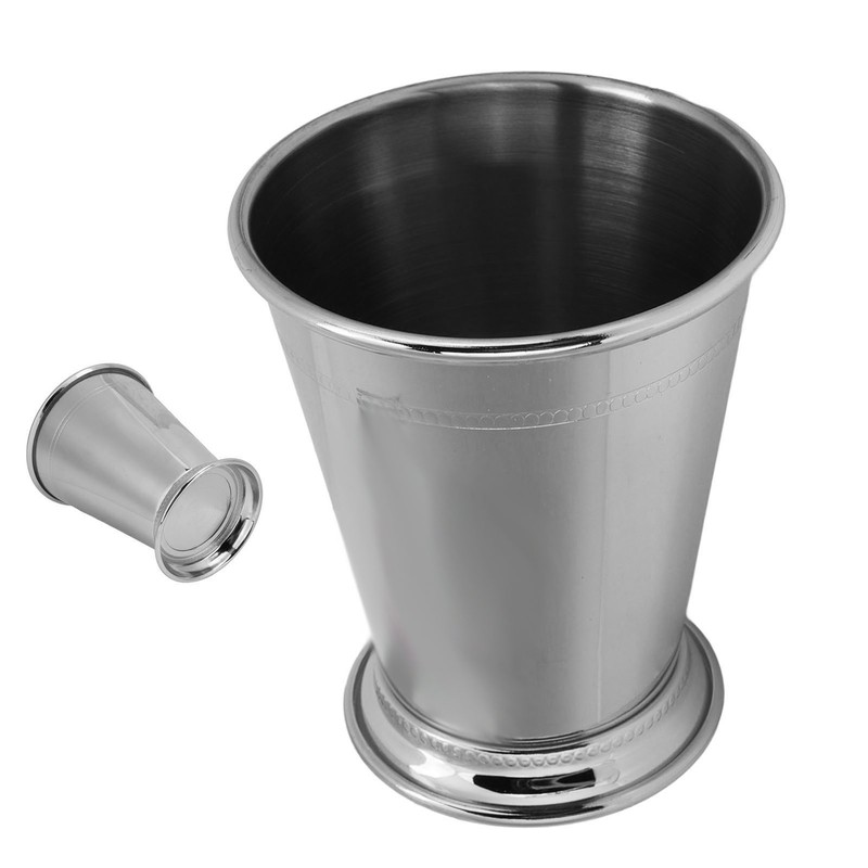 Julep Cup Stainless Steel Elegant Retro High Stability Beaded Mint