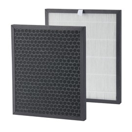 2-in-1 HEPA Filter and Activated Carbon Filter Replacement Filter for Greenmigo 25L WiFi (ALPHA-Q25 Pro WiFi)/20L ALPHA-Q20) Dehumidifier, Room Dehumidifier, White/Black