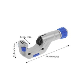 TEHAUX Stainless Steel Pipe Cutter for Bicycle Forks and Tubes Versatile Cutter for Copper Aluminum and Plastic Lightweight Durable Design for Efficient Cutting