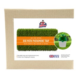 Box Moth Trap - 1 Trap & 4 Pheremone Lures - 5 Months Supply - Box Tree Moth Caterpillar Non-Toxic Treatment - 1 Trap Per 0.5 Acres - Seedzbox