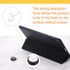 MECCANIXITY 3.3ft Retractable Cable Lock with Round Patch Remote Control