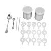 Coffee Decorating Stencils Coffee Carving Pen Set Stainless Steel Portable